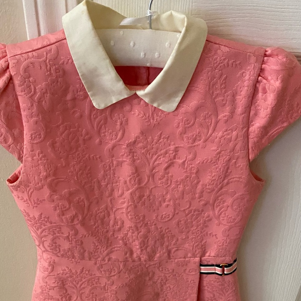 Janie and Jack dress size 8. Color pink.